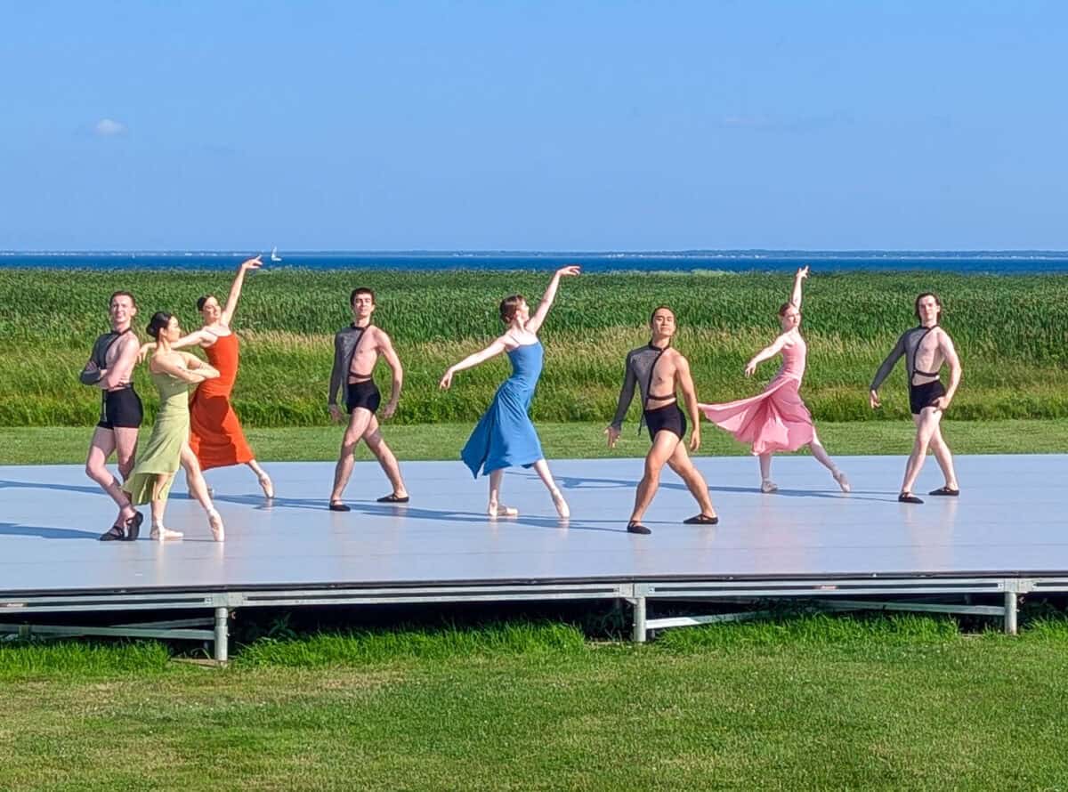 Ballet By the Ocean, a performance near Bouctouche, New Brunswick.