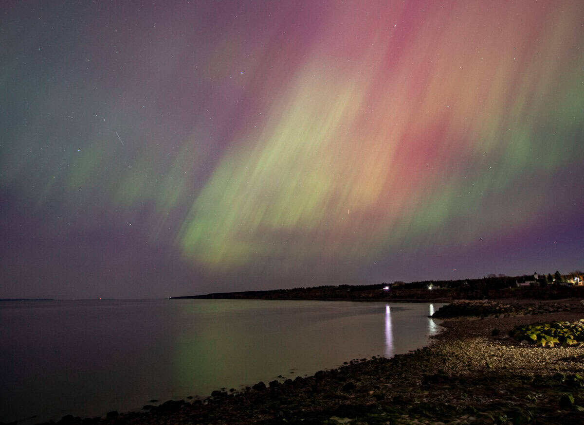 Bay of Fundy Northern Lights