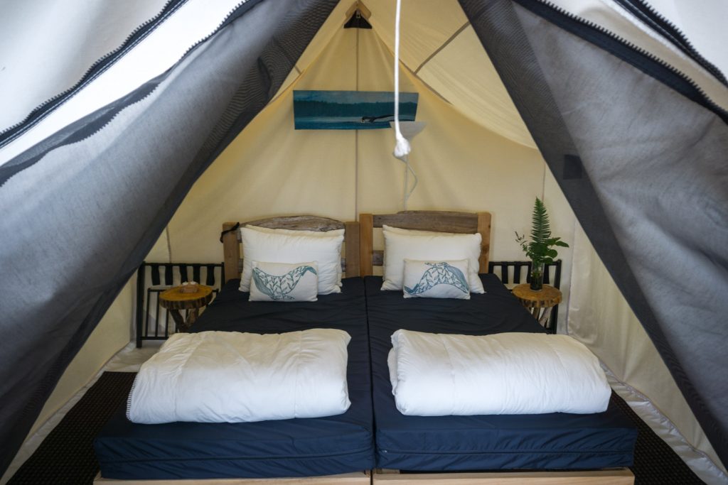 Glamping tent