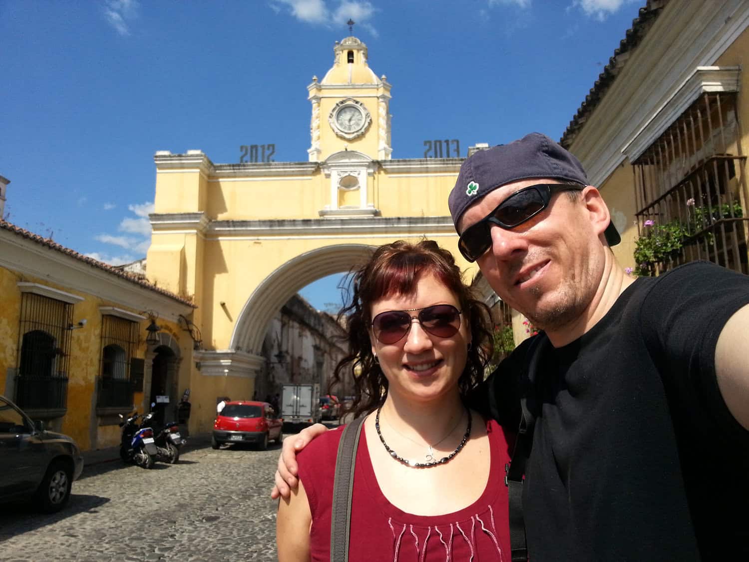 Pete and Dalene in Antigua, Guatemala 2013