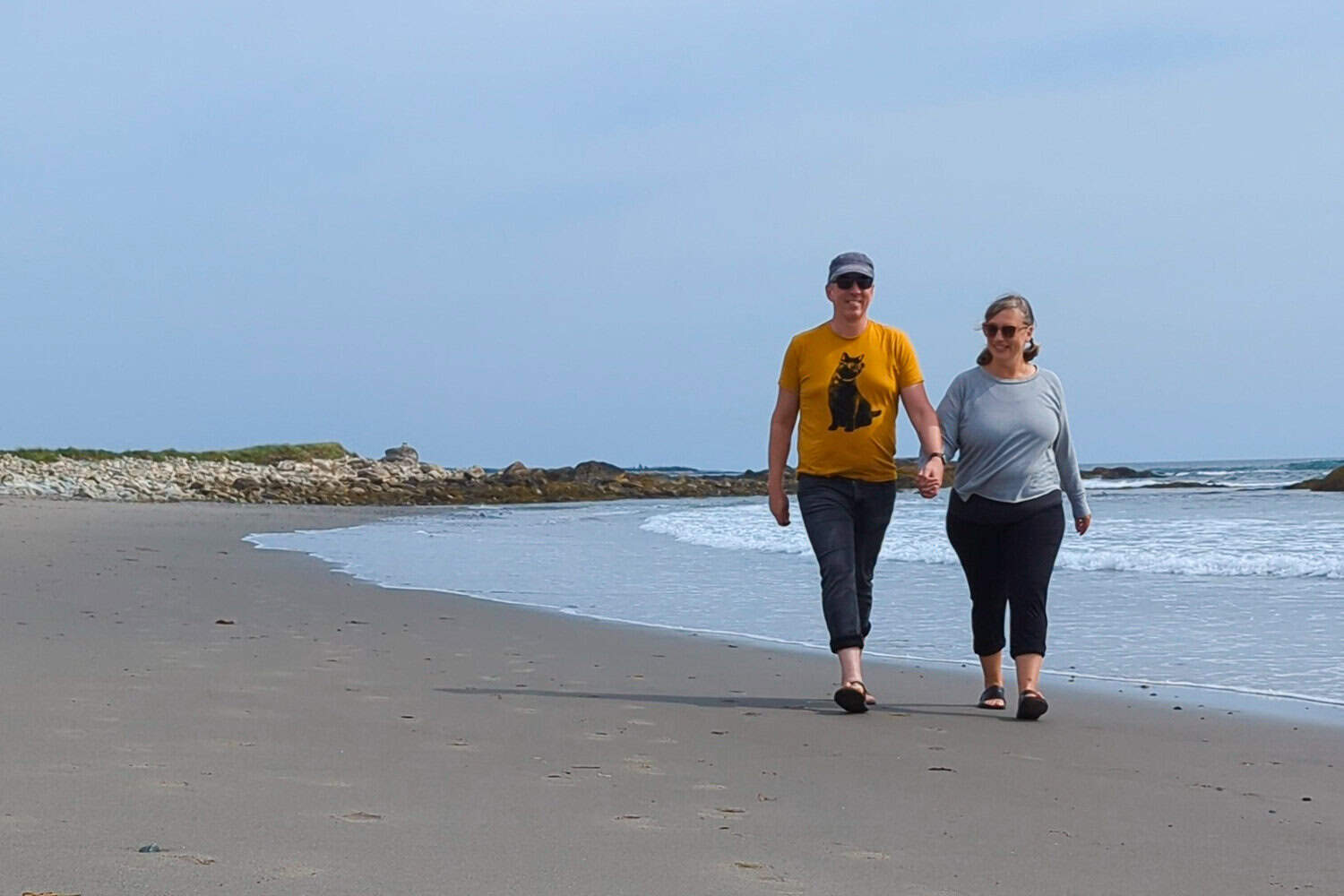 Dalene and Pete Walking