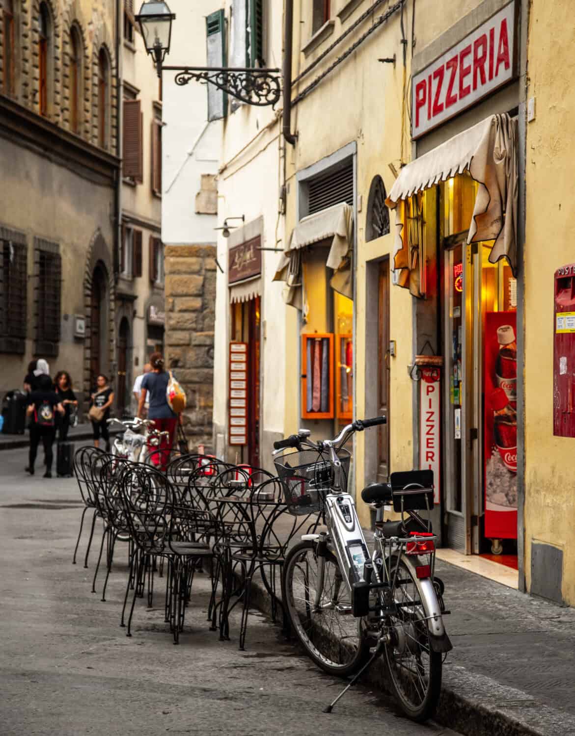 A street scene in Florence Italy