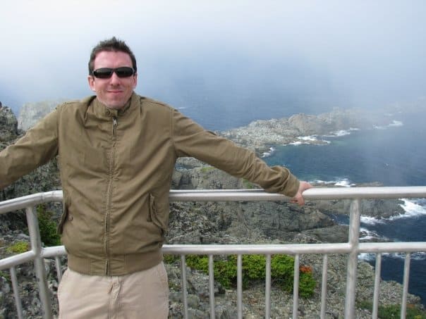 Pete at Cape Spear, NL