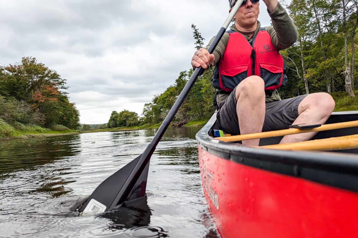 Pete Paddling down the Musquodoboit