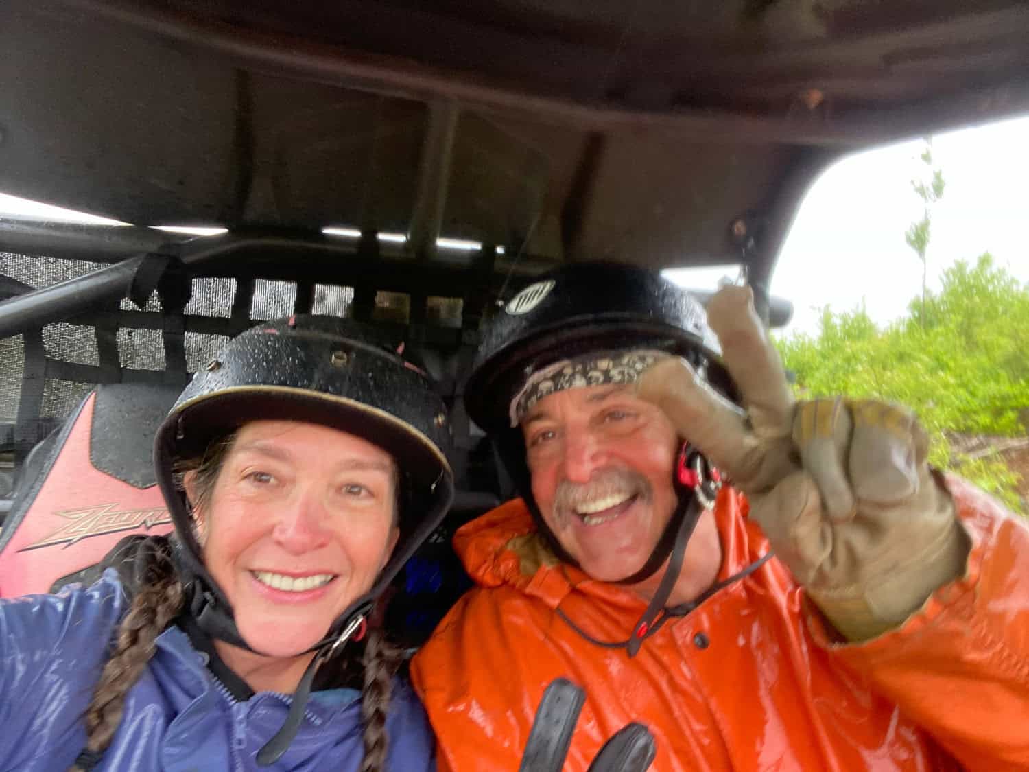 Ruth and Paul from Pirates Haven ATV Resort in their element