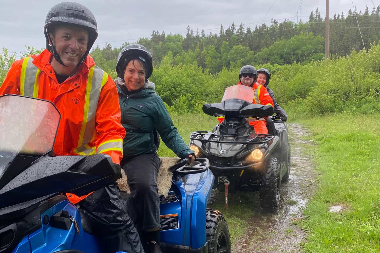 Soaked on ATVs