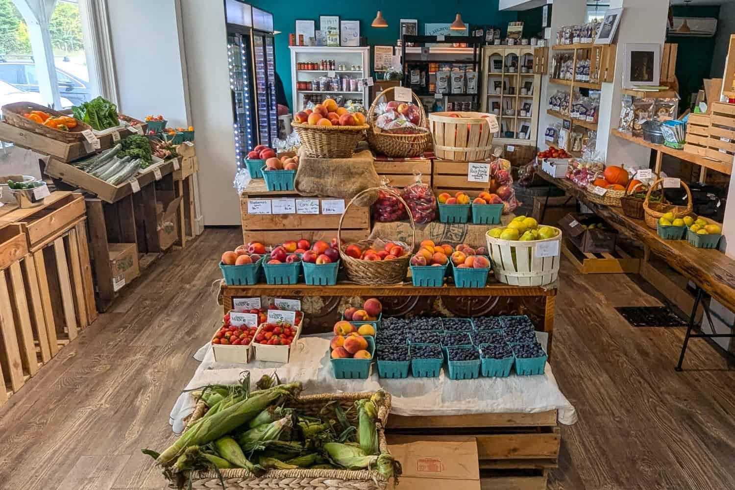 Fruits and vegetables at Uprooted Market in Musquodoboit Harbour