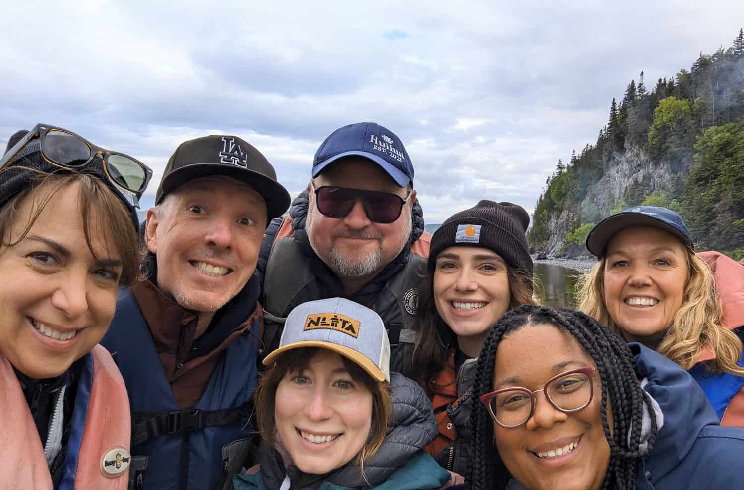 The "Westie Besties" crew in Western Newfoundland