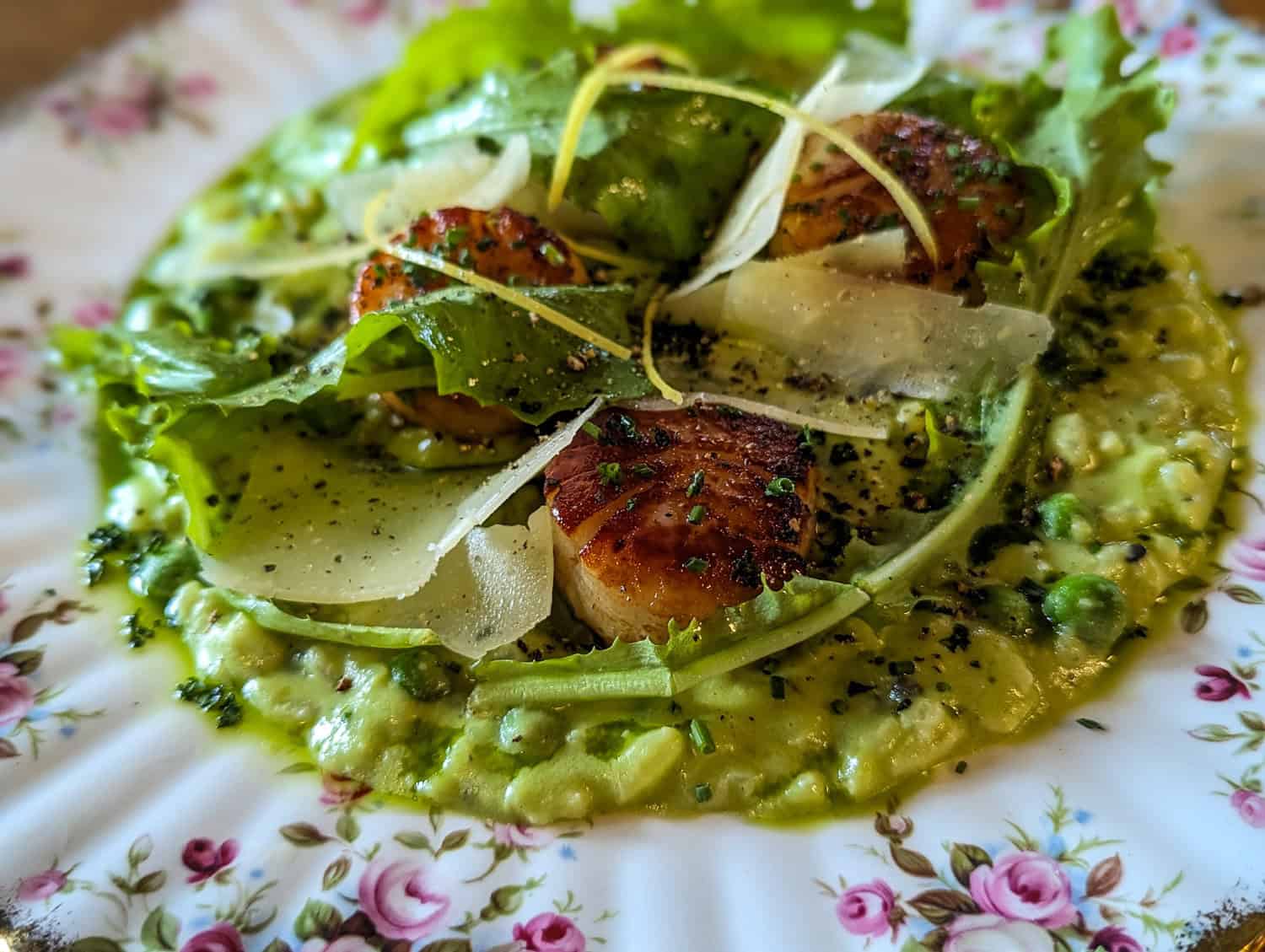 Scallops and Risotto from Junction Sixteen