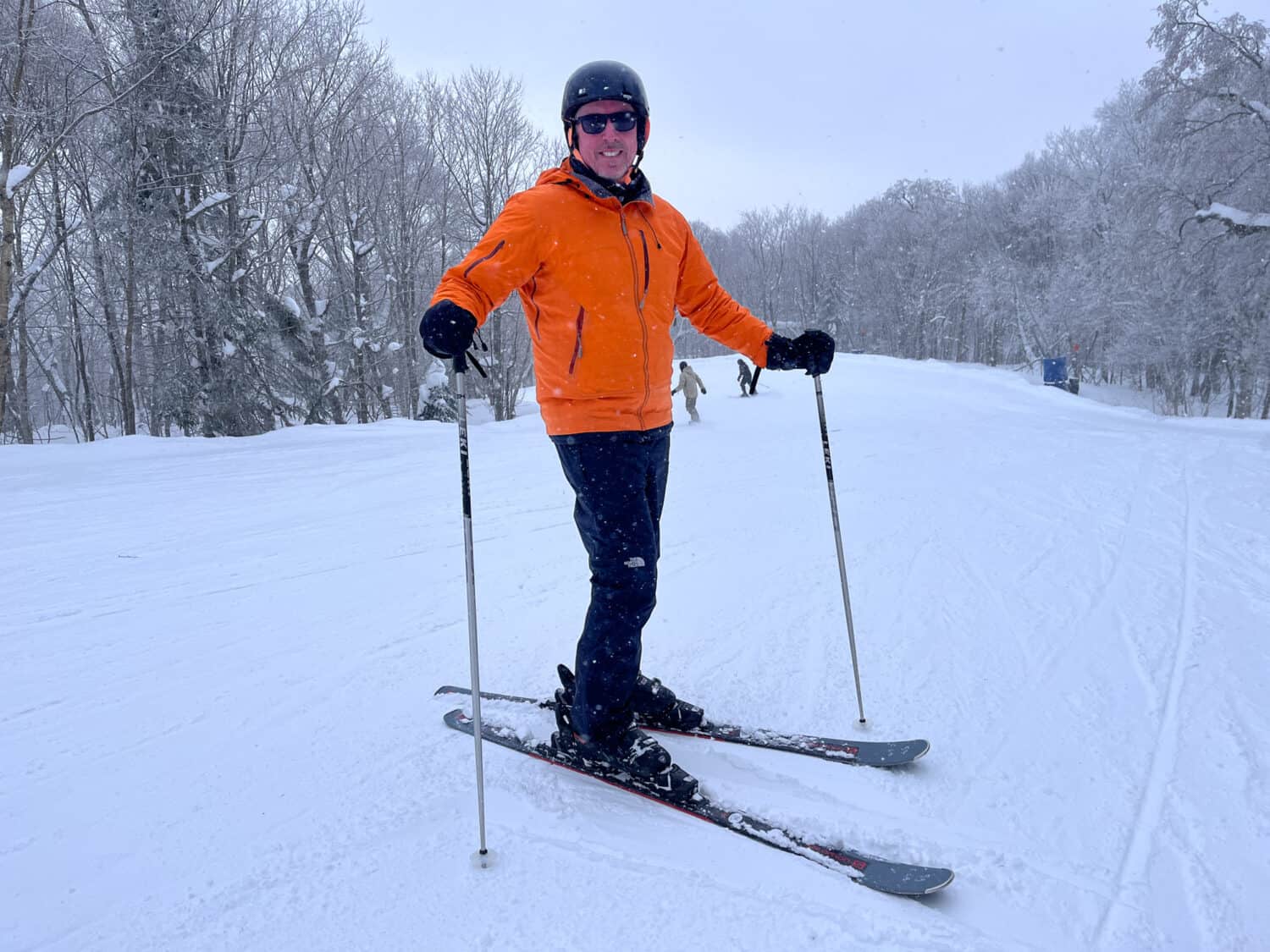 Pete skiing at Mont Tremblant