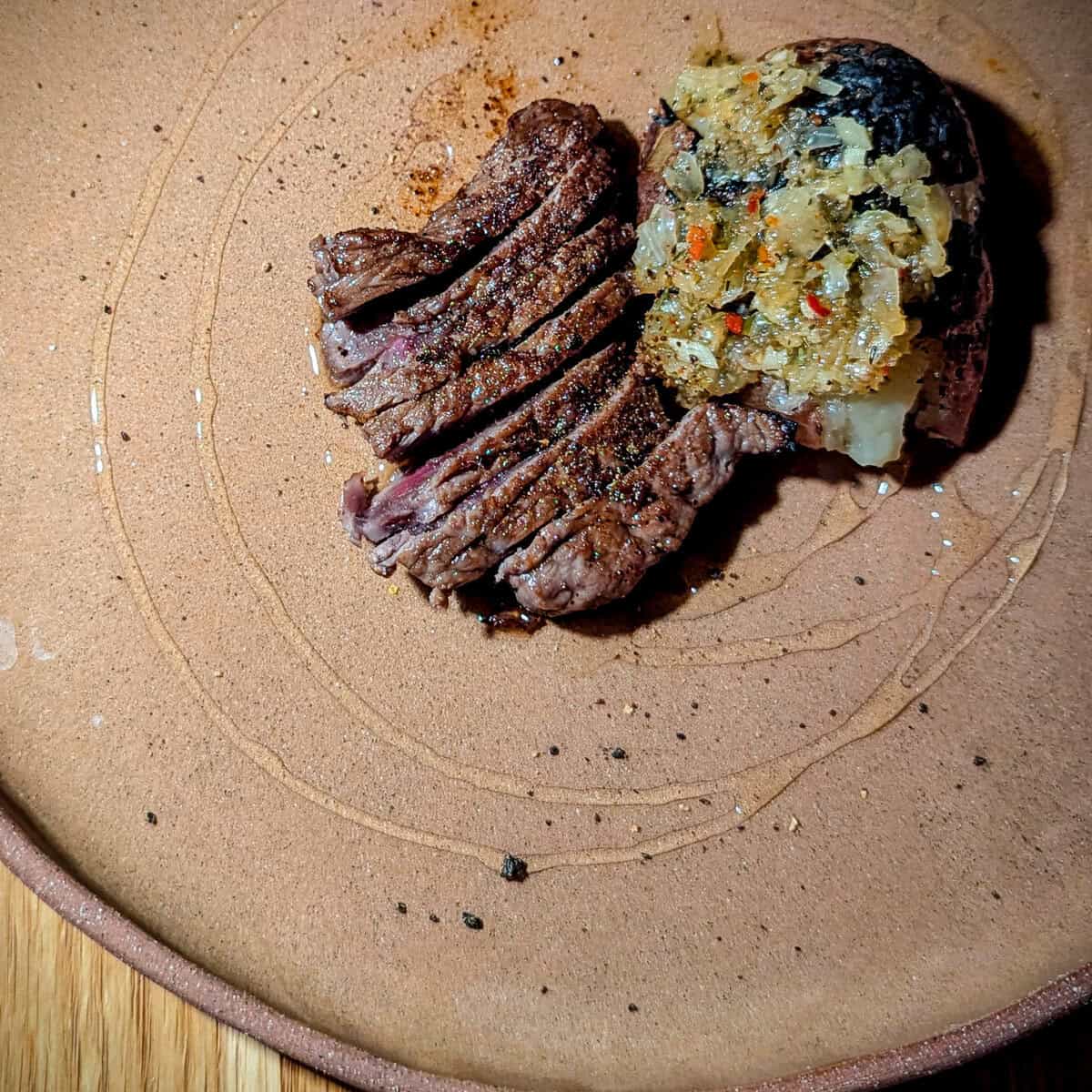 Fire-grilled Bison